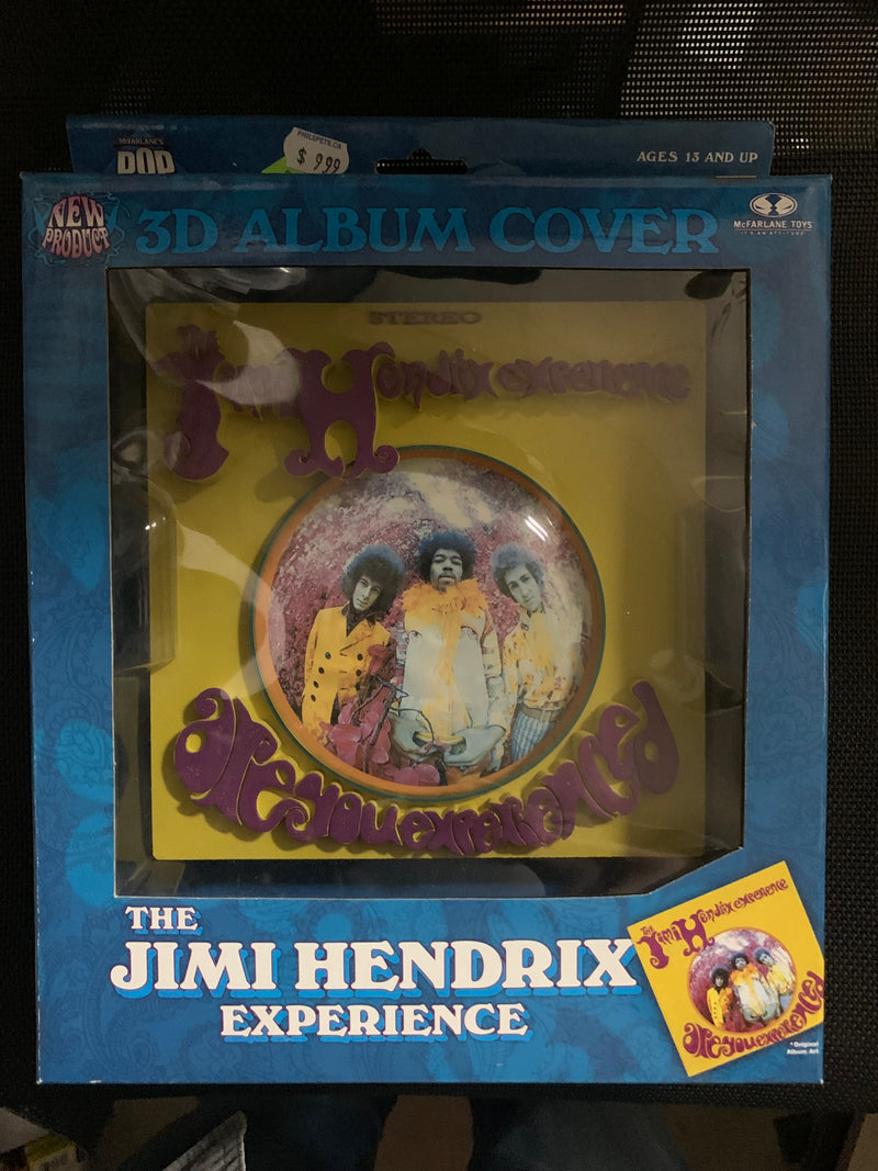 JIMI HENDRIX McFarlane Pop Culture 3D WALL ART "NEW OLD STOCK" -"FROM PHILS PRIVATE MUSIC STASH"