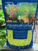 Marina Lime-Green Decorative Aquarium Gravel - 2 kg (4.4 lb)