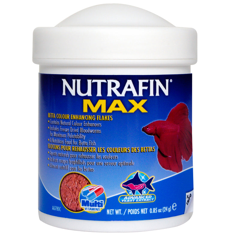 Nutrafin Max Betta Colour Enhancing Flakes 24 g (0.85 oz)