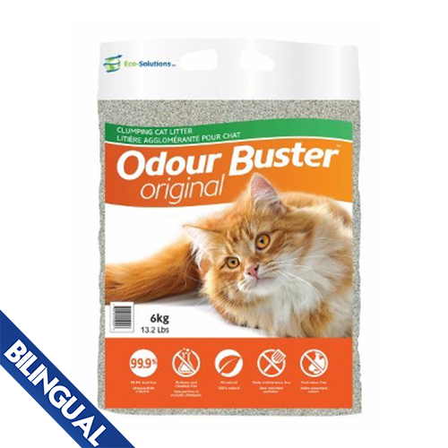 ODOUR BUSTER ORIGINAL PREMIUM CAT LITTER 6 KG