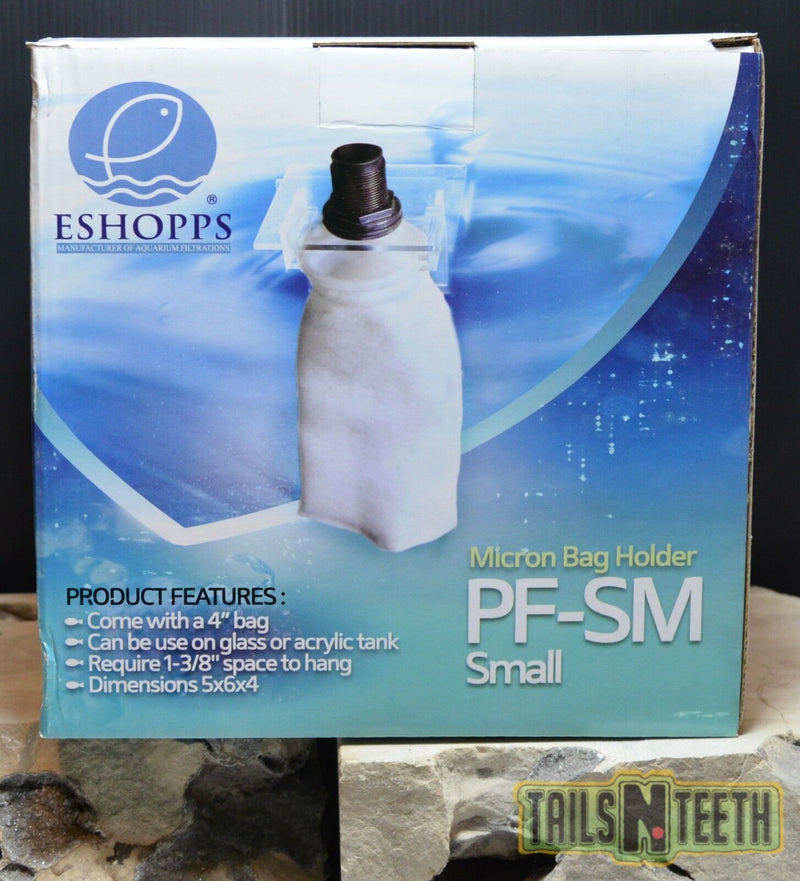 Eshopps Micron Bag Holder PF-SM Small 5" x 6" x 4" Comes With a 4" Micron Bag