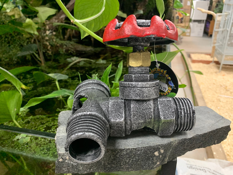 Broken Valve Aquarium Ornament