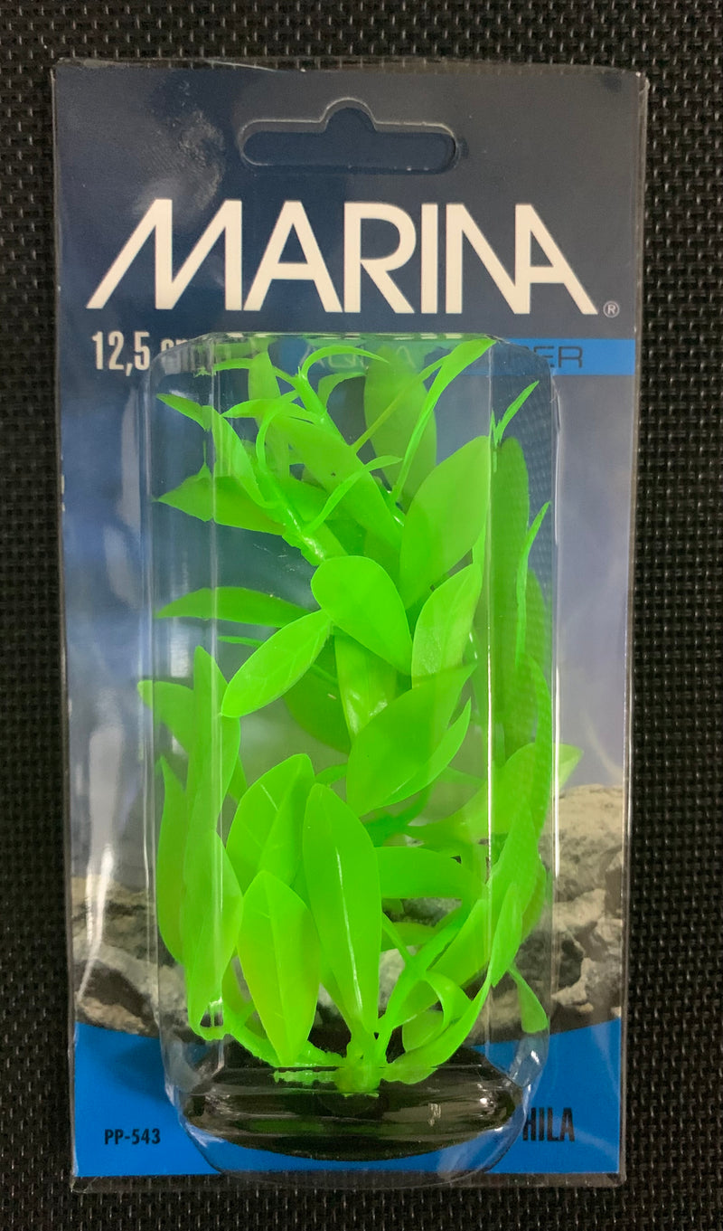 Marina Vibrascaper Plastic Plant - Hygrophilia Green-Dayglo - 12.5 cm (5 in)