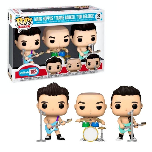 POP! Music - " Blink 182"  3 - Pack FUNKO Collectible Figure