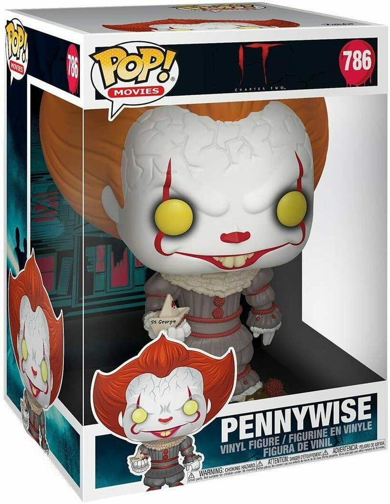 Funko Pop! Movies IT Chapter 2 Pennywise w/Boat Super 10" Figure