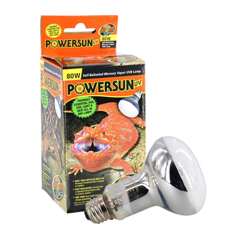 Zoo Med PowerSun UV Lamp - 80 Watt