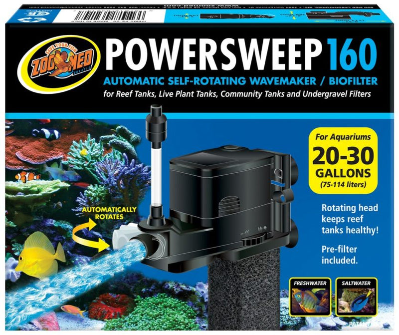 Zoo Med Power Sweep Aquarium Pump 160 (160 GPH)