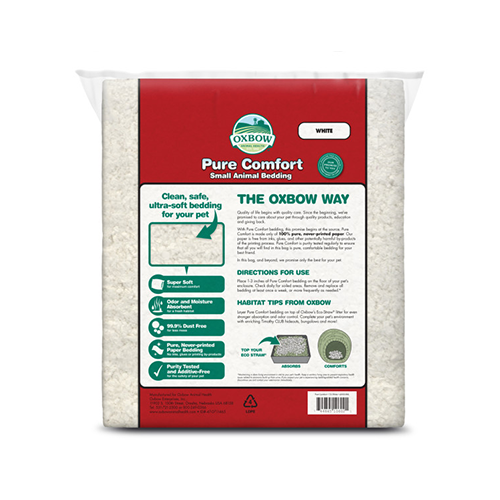 OXBOW ANIMAL HEALTH™ PURE COMFORT™ SMALL ANIMAL BEDDING WHITE 72L