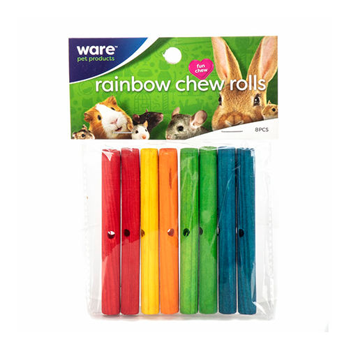 WARE RAINBOW CHEW ROLLS (8 PC)