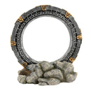 Sunken Medallion  - Aquarium / Reptile ornament (optional air bubble attachment)