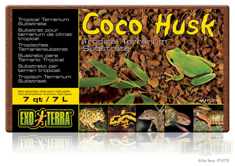 Exo Terra Coco Husk Tropical Terrarium Substrate 7L Brick