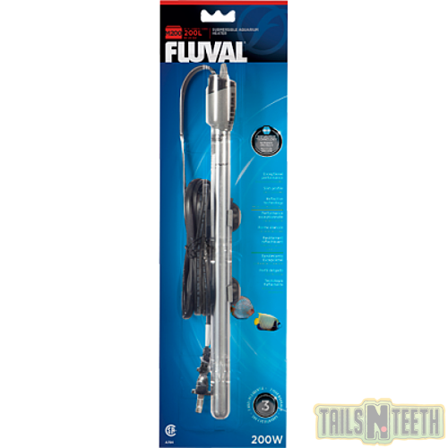 Fluval M200 Submersible Aquarium Heater - 200w - For up to 65 Gallons