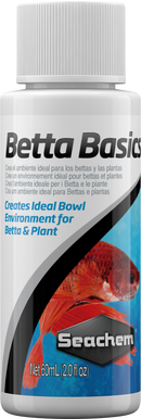 Seachem Betta Basics 60ml - Creates Ideal Bowl Environment for Bettas