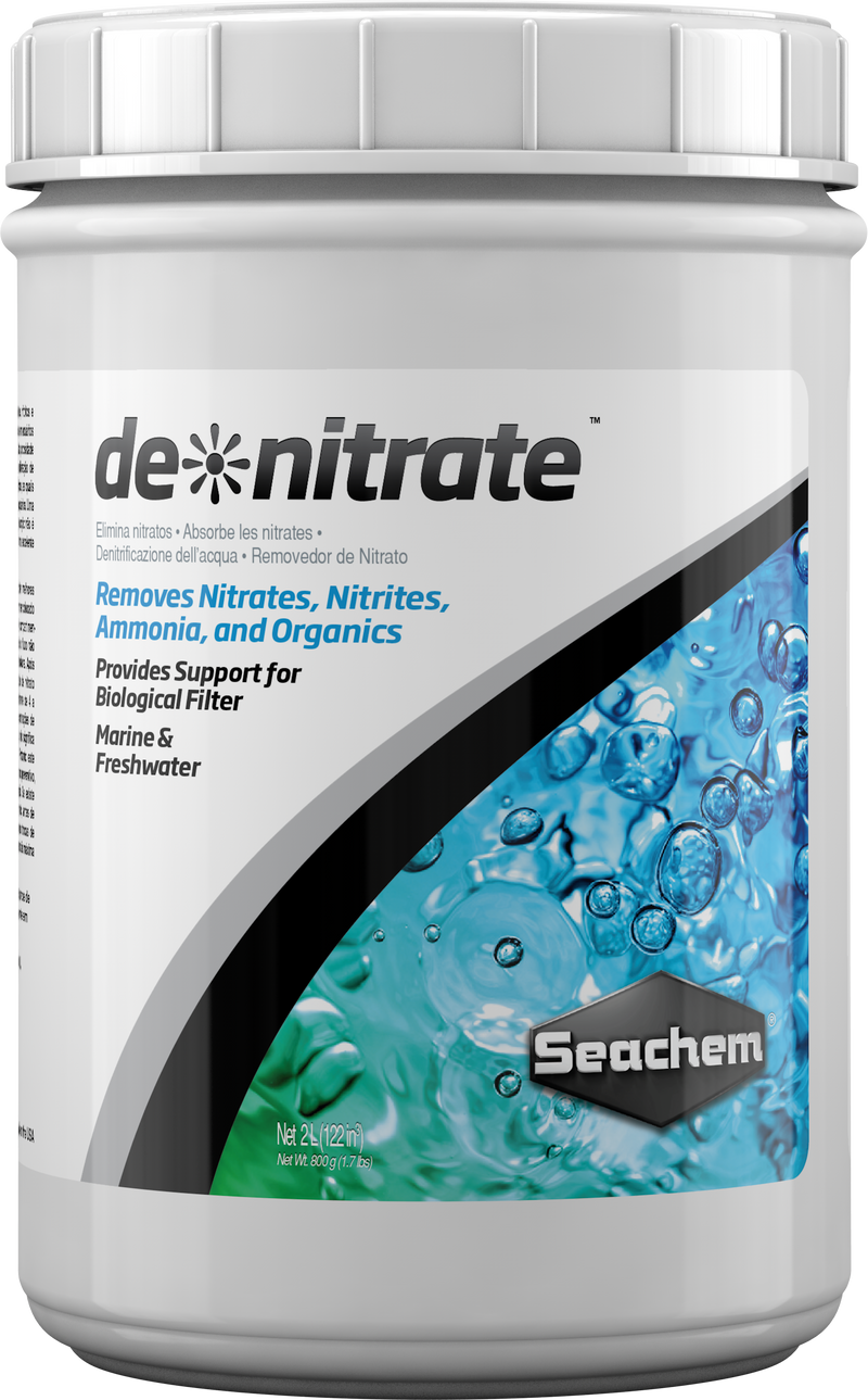 Seachem de-nitrate™ 2L - Filter Media for Removing Nitrates, Nitrites, Ammonia