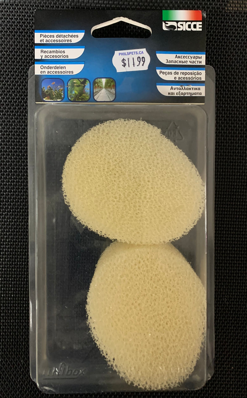 SHARK ADV Replacement Sponges 2x White - Sicce SIC 162