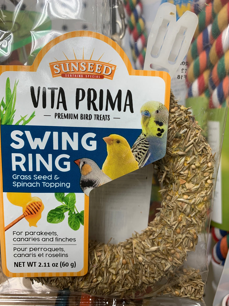 SUNSEED® VITA PRIMA SWING RING GRASS SEED & SPINACH