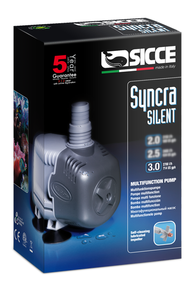 Sicce Suncra Silent Multi-Function Water Pump 3.0 - 2700L/H (714 GPH)