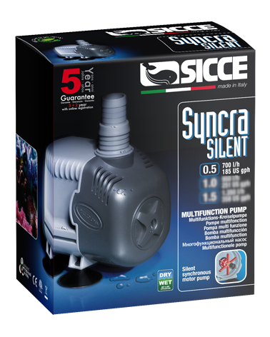 Sicce Suncra Silent Multi-Function Water Pump 0.5 - 700L/H (185 GPH)