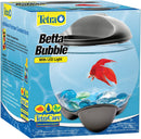Tetra Betta Fish Aquarium, 0.5 Gallon Fish Bowl with Built in LED Light