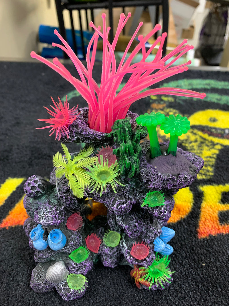 Caribbean Cave Reef  -  Aquarium Ornament - Glow