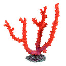 Fire Red Gorgonian Coral Aquarium Ornament  11.4" x 4.5" x 13"
