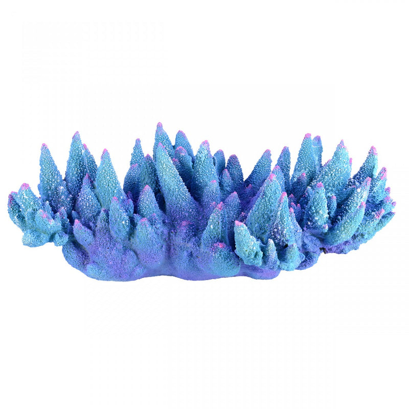 Blue Acropora Coral Reef  -  Aquarium Ornament - Large 24" x 12" x 7.5"
