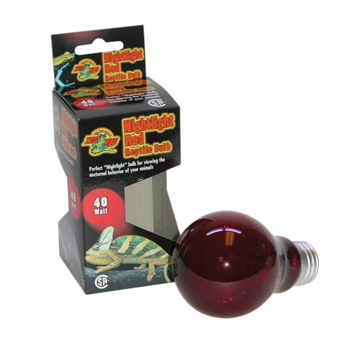 Zoo Med Nightlight Red Reptile Bulb - 40 Watt