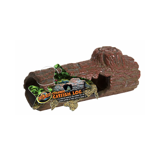 ZOO MED CERAMIC CATFISH LOG