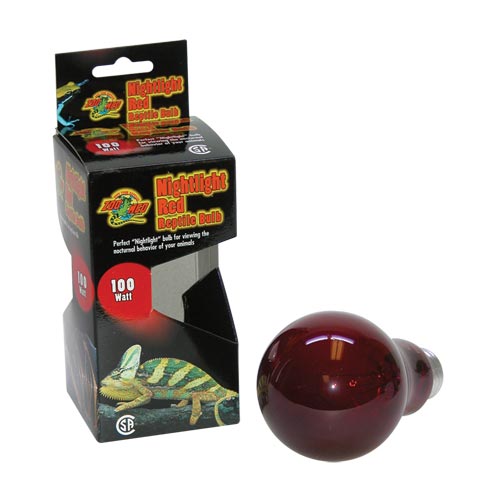 Zoo Med Nightlight Red Reptile Bulb - 100 W